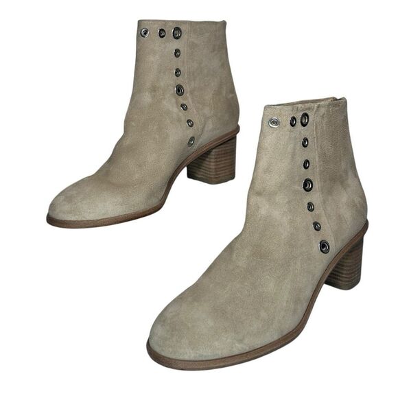 Rag & Bone, “Willow” Suede Ankle Boot in Sand, Grommets - Size 41, 11 (US) Beige - Picture 5 of 16